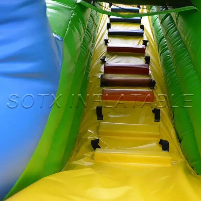 Kids Party Backyard 7x5mH Inflatable Crocodile Bounce House Large Commercial Inflatable Bouncer Jumping House Castle for