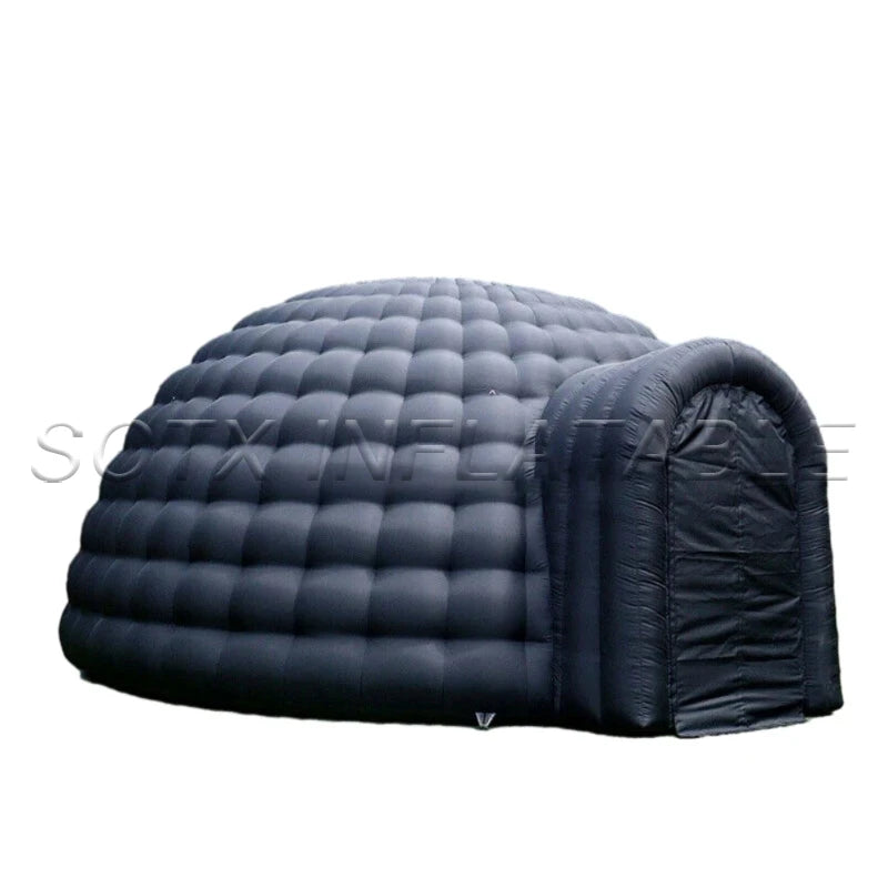 Party Event Camping Decor 6m Dia.Giant Inflatable Igloo Dome Tent with Blower Inflatable Dome Tent for Club Wedding