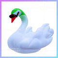 sandbeach restaurant advertising White giant inflatable goose big swan for park