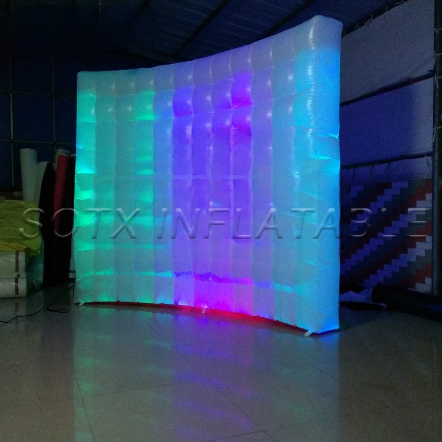 Colorful Spotlights For Sale Nicely Led Lighting Inflatable Bar Table/Counter,Advertising Logo Wall,Dj Booth Divider With