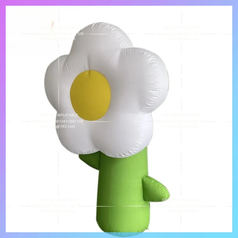 self-identified plant parent-offspring Inflatable flower model fair layout drainage