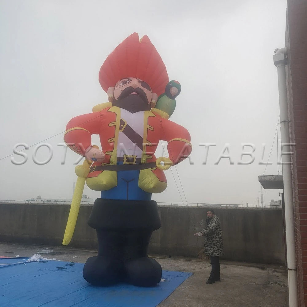 For SaleBest Custom Advertising Giant Inflatable Pirate Oxford Inflatable Cartoon Character Model