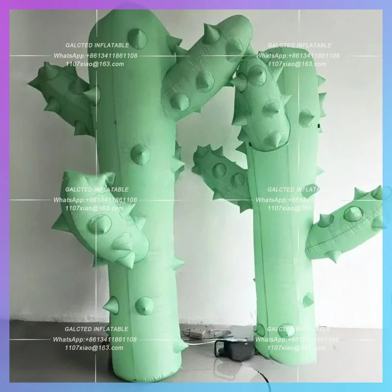 new year courtyard party Huge inflatable christmas tree santa claus trees big annual meeting decoration