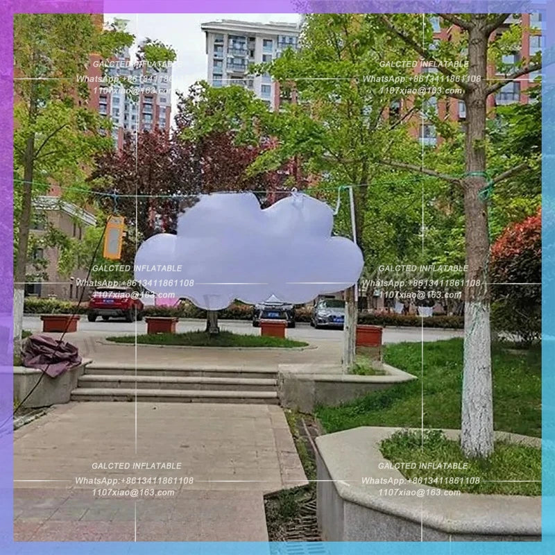 Inflatable cloud advertising model cloud Model Inflatable air cloud with LED light
