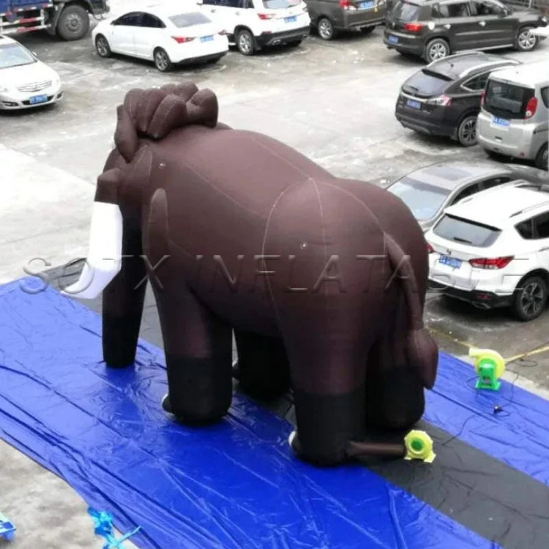 Commercial Use Giant Inflatable Elephant 6.6x4.4mH Inflatable Elephant Animal Cartoon Model for Advertising