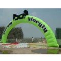 Made In China Ace Air Art 10m Wide Springgreen Inflatable Round Arch With Logo With Square Sections