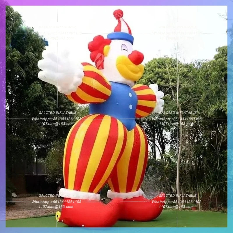 Inflatable Clown Huge Cartoon Outdoor Parade Performance Customize Clown for Amusement Event Festival Advertising