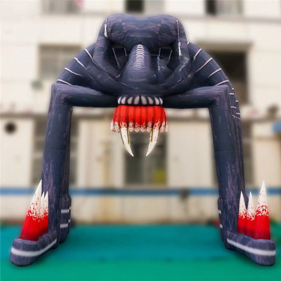 Celebration Made By Horrible Halloween Inflatable Skull Arch Entry For Outside Holiday Decor Halloween Carnival