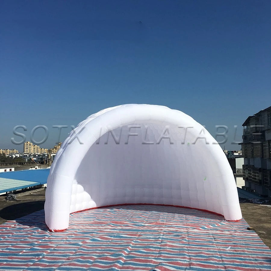 Rental Advertising Large white inflatable dome Tent Large Igloo Inflatable Tent for