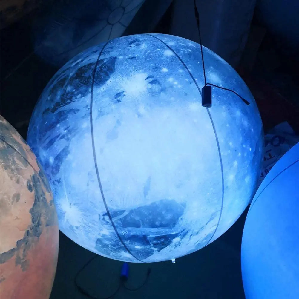 0.25mmPVC Large Inflatable Planets Solar System Inflatable Pluto Planet Balloons for Educational Institution/Planetarium
