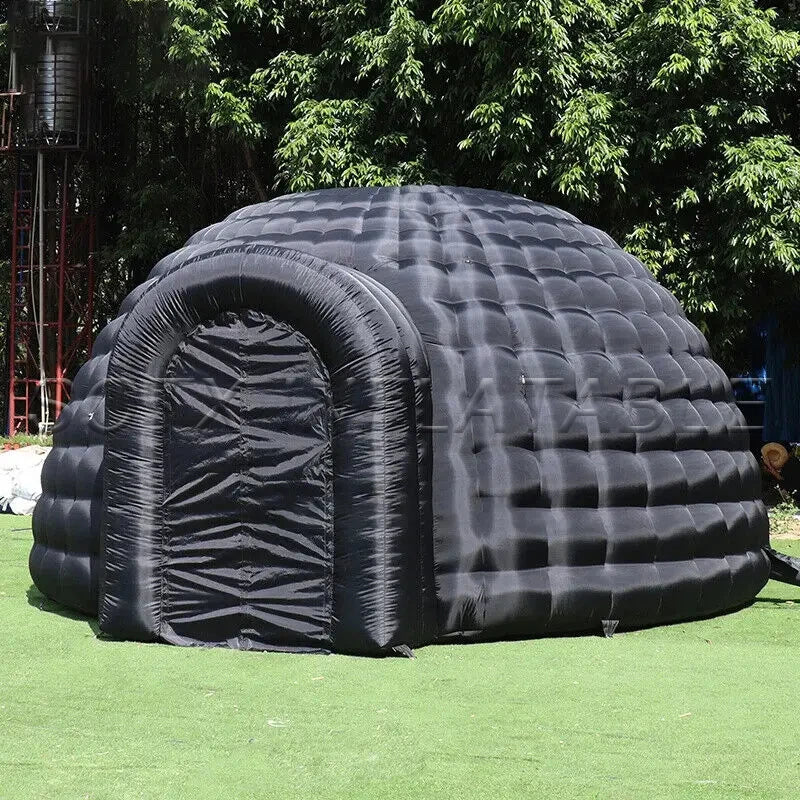 Party Event Camping Decor 6m Dia.Giant Inflatable Igloo Dome Tent with Blower Inflatable Dome Tent for Club Wedding
