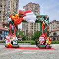 for event Advertising Outside Inflatable Christmas Archway Inflatable Christmas Arch Entrance