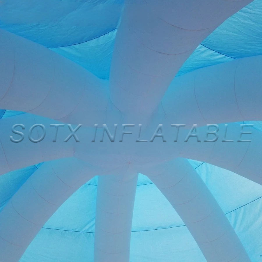 For Outdoor Event 12m Diameter Inflatable Spider Tent For Advertising With 8 Legs Inflatable Floating Tent
