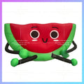 chrildren amusement decoration health Red color inflatable watermelon fruit watermelon beverage advertising