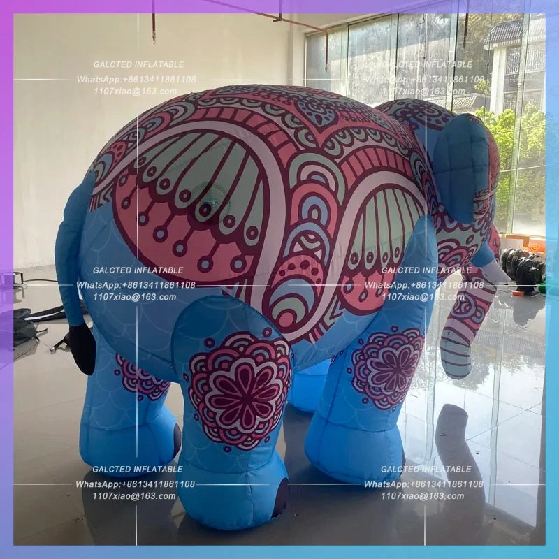 outdoor circus party decorations Giant inflatable elephant animal mascot toys  can be custom-sized