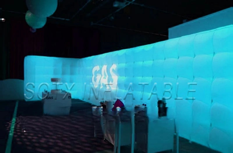 trade exhibition brightest LED inflatable background wall for