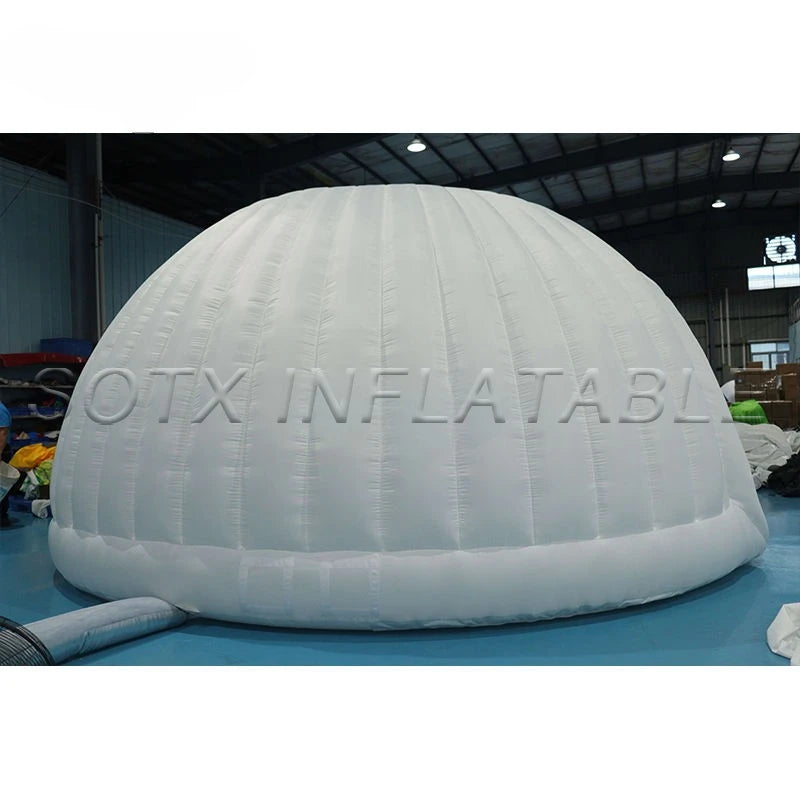 Wedding Show Decoration 6x2.8mH Giant Inflatable Igloo Dome Tent Inflatable Igloo Panorama Dome Tent for Events Party