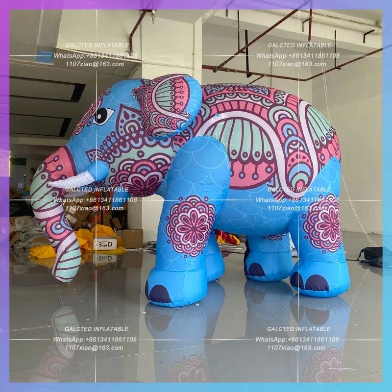 outdoor circus party decorations Giant inflatable elephant animal mascot toys  can be custom-sized