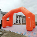 for Advertising 4 Legs Inflatable Arch Gate Start Finish Line Archway With Sticker Box