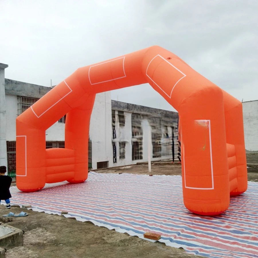 for Advertising 4 Legs Inflatable Arch Gate Start Finish Line Archway With Sticker Box