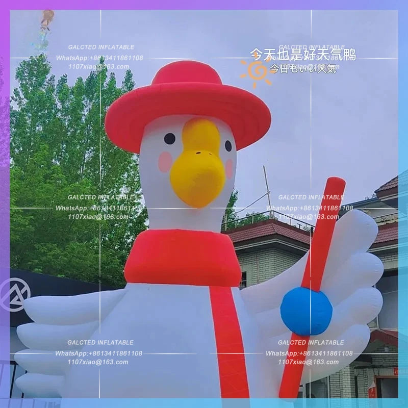 Children's day parent-child drainage Inflatable goose IP Custom of natural animals