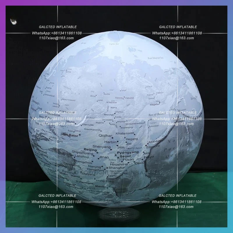 Inflatable Earth World Geography Inflatable Toys PVC  Globe Map Balloon Educational Supplies Planet Toys