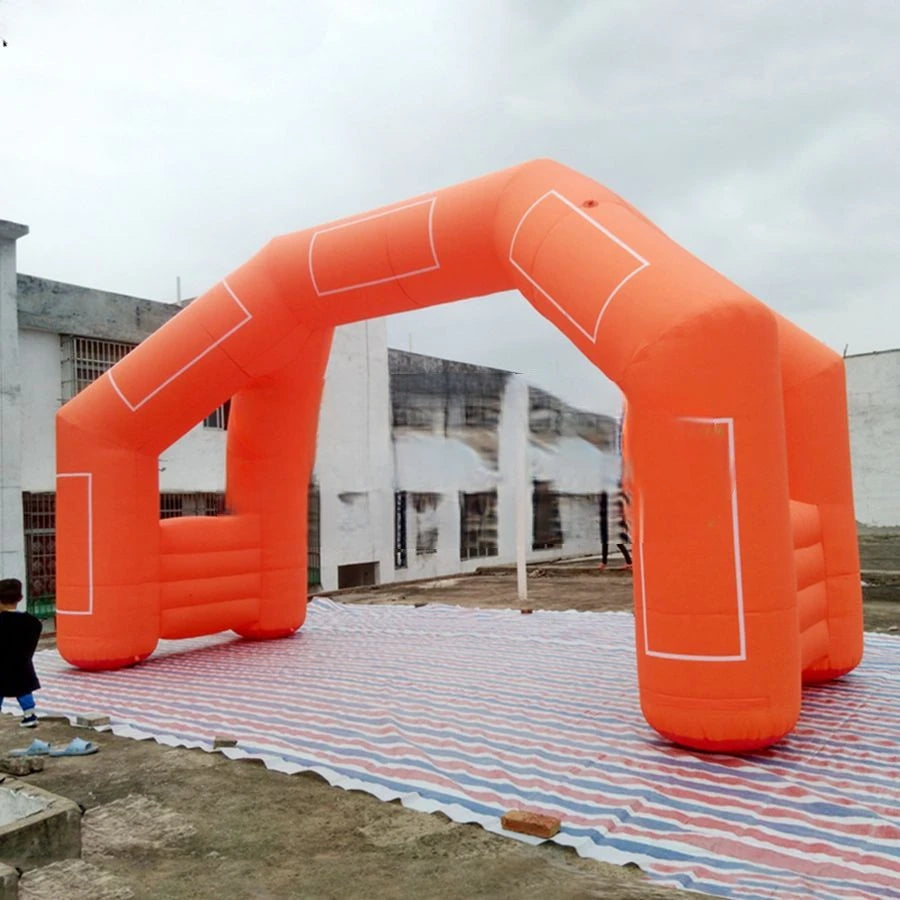 for Advertising 4 Legs Inflatable Arch Gate Start Finish Line Archway With Sticker Box