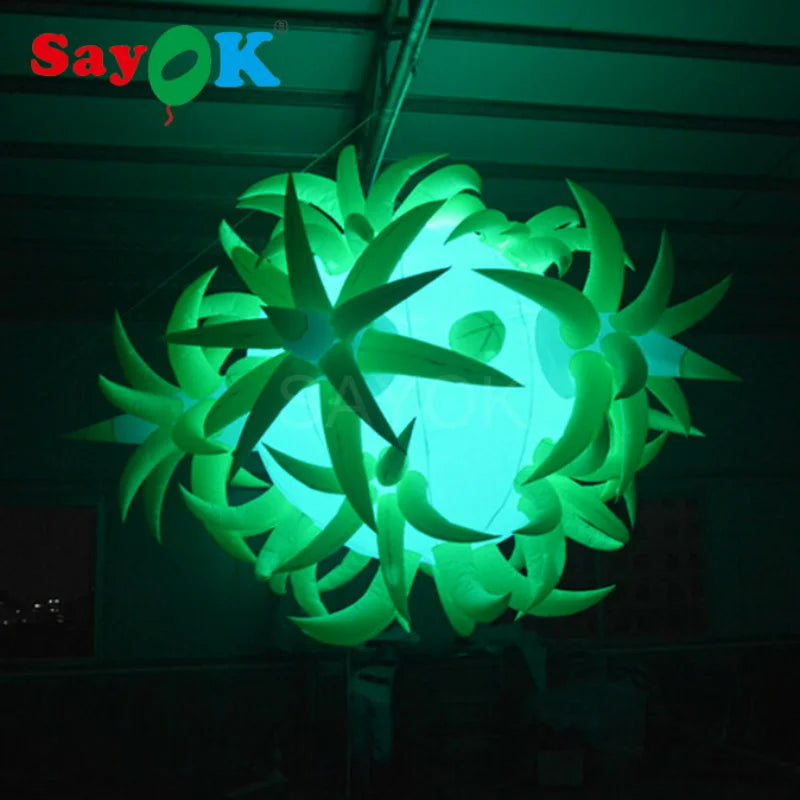 Inflatable Flower Balloon with Led Inflatable Flower Light for Party/Event/Club Hot Air Balloon Wedding Decorations