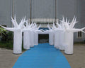 for decoration Decoration glowing light up led lighted inflatable tube tree shape light, inflatable LED tree