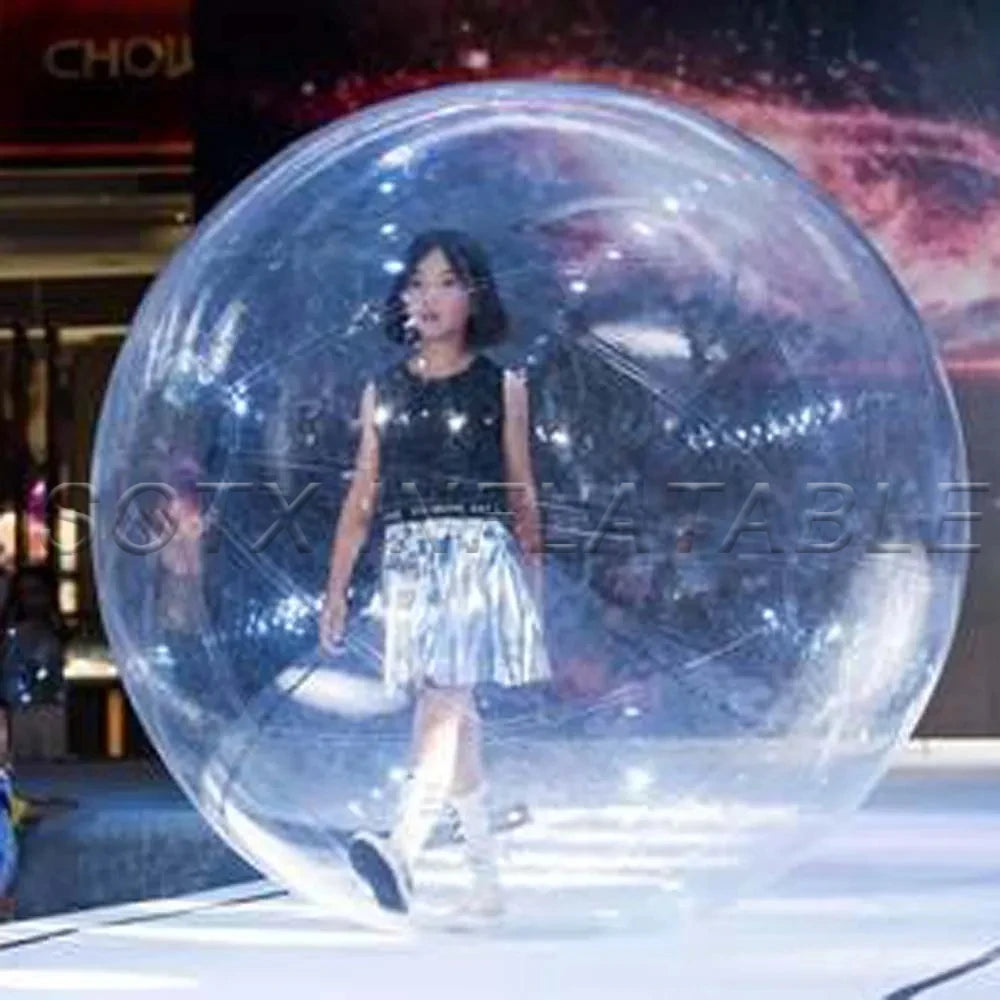 Water Park Games Free Shipping 2m Inflatable Water Walking Roll Ball Bubble Running Zorb Ball With Air Pump For Human Hamster
