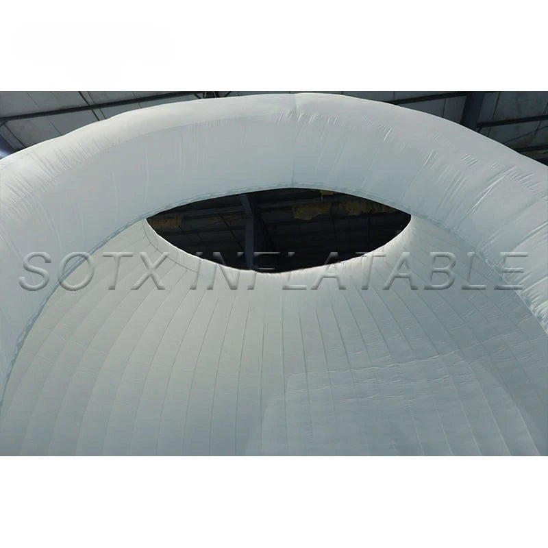 Wedding Show Decoration 6x2.8mH Giant Inflatable Igloo Dome Tent Inflatable Igloo Panorama Dome Tent for Events Party