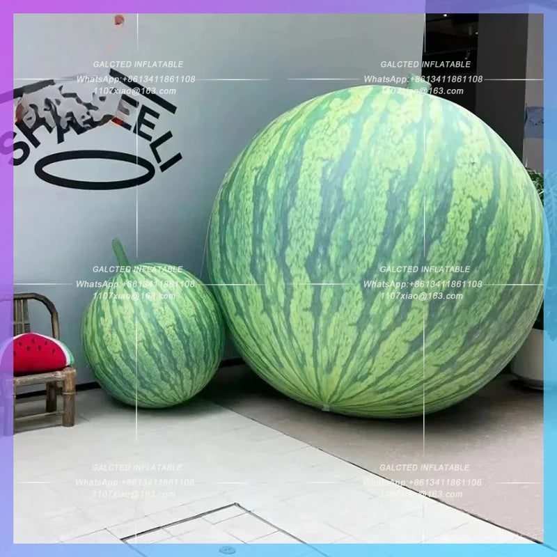 watermelon festival rural fruit  Inflatable watermelon air model market music festival bar stage lighting advertisement
