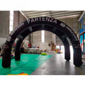Exhibition Promotion Top Sale 6m L*4m W Advertising Black Inflatable Arch Tent For