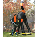 lovely animated 20ft good quality giant inflatable black cat for halloween decoration