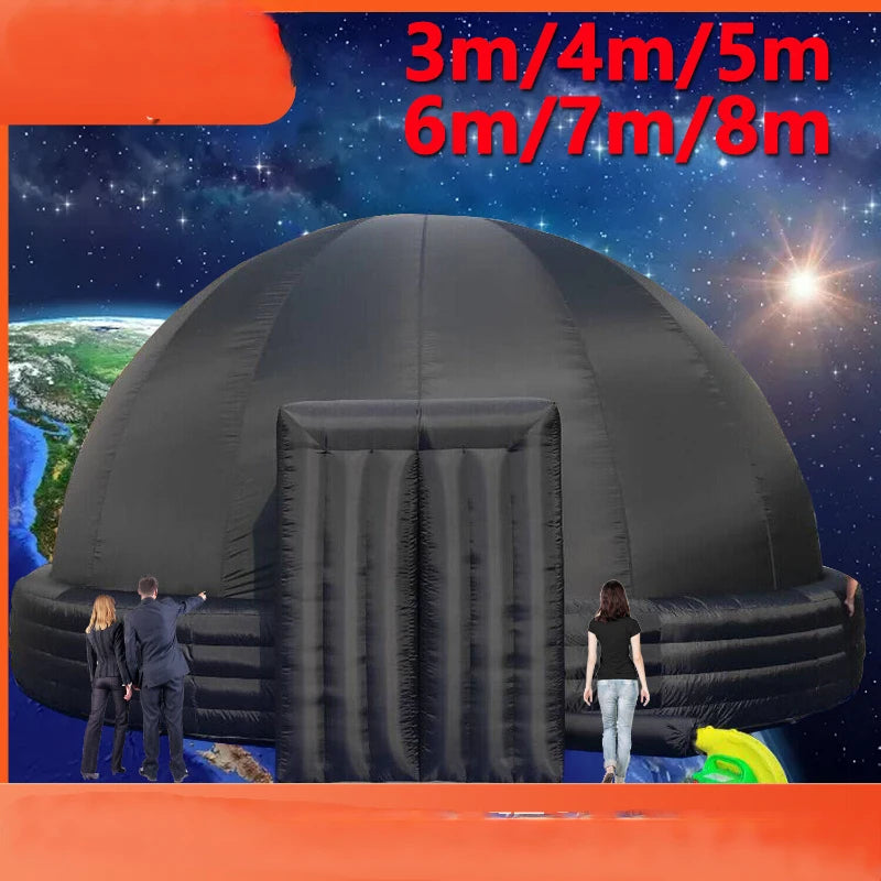 Kids School Teaching Inflatable Planetarium Dome Tent Giant Inflatable Planetarium Projection Dome with Air Blower for