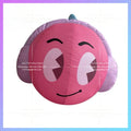 pink personality IP creative music Inflatable headphones fairy gas model  festival bar stage atmosphere interactive layout