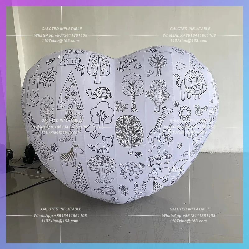 proposal confession wedding romantic Inflatable Graffiti DIY LOVE model atmosphere coloring interactive lighting props