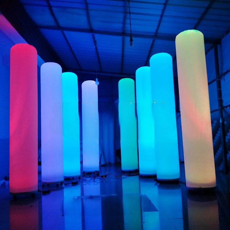 Lights for Decoration Attractive Inflatable Lighting Led Pillar wedding column Inflatable Party