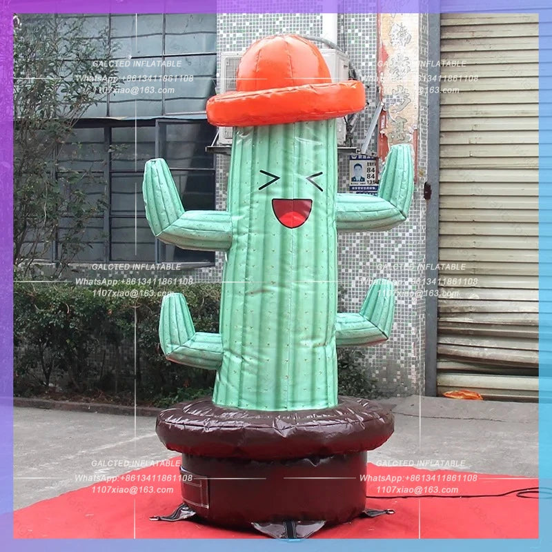 Inflatable Scarecrow for Advertising Giant 3m/4m/5m High Giant  Inflatable Cactus-Free Shipping -Toy