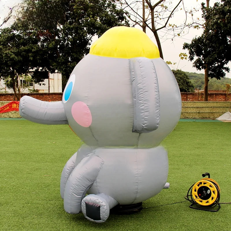 Inflatable Toys Elephant 2 Meters High Large Cartoon Animal Balloon Toy For Decoration-toys