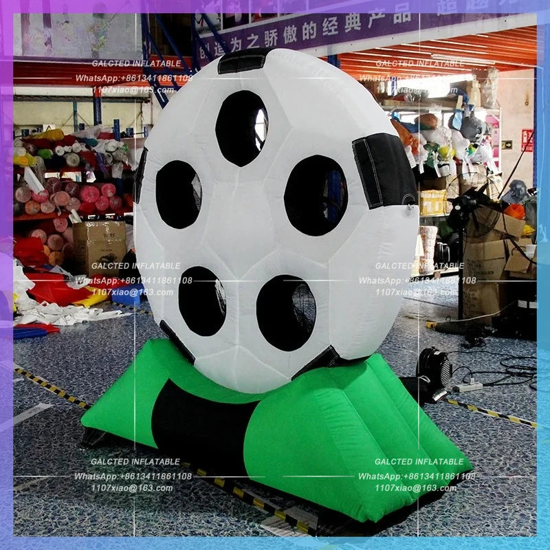 inflatable soccer game / football Inflatable toys customized 2m height oxford  inflatable board toys