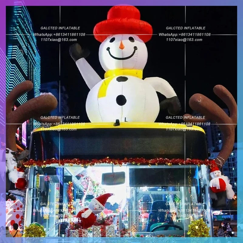 Christmas Snowman Cartoon Giant Inflatable for Christmas Decoration