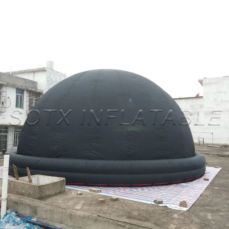 Shcool Dducation 5m Diameter Black Inflatable Projection Tent Planetarium Tent For