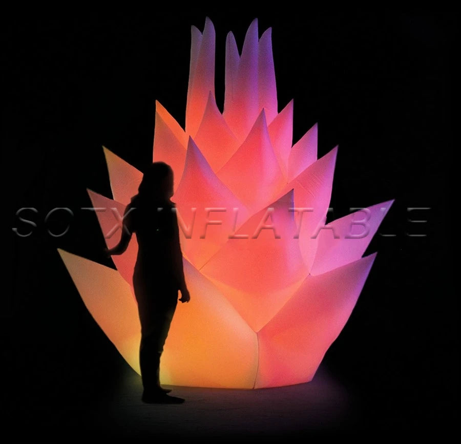 Light For Party Decoration Inflatable Replica, Inflatable Model, New Design Inflatable Dragon Lotus