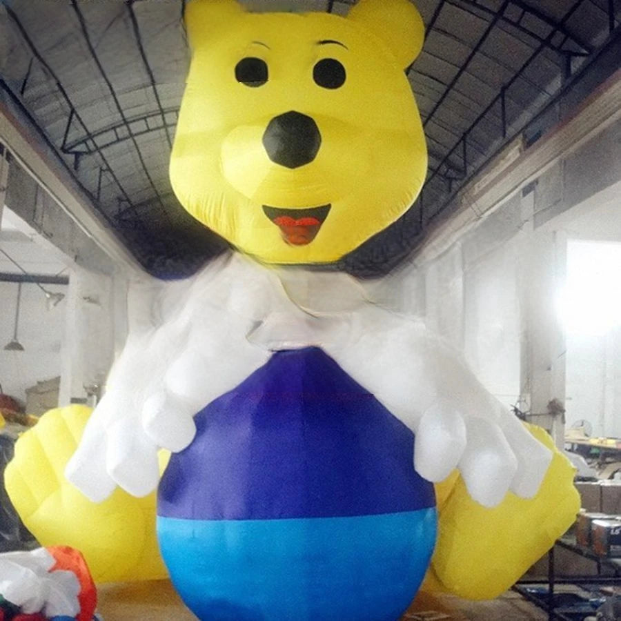 Outdoor Decoration Custom Giant Portable Advertising Item Inflatable Winnie Balloon Pop Up Bear For