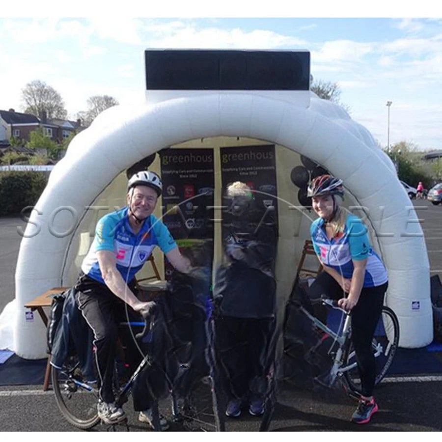 Event/Camping Made By Good Selling Giant White Inflatable Igloo Booth /Infltable ShelterFor Outdoor Sports