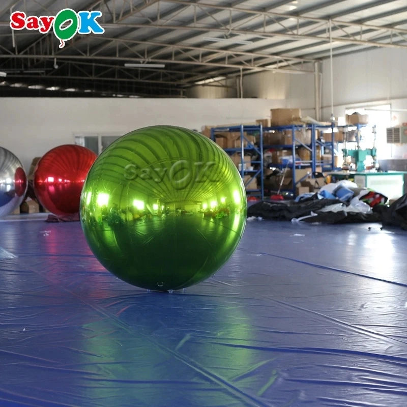 Giant Christmas Reflective Balls Polished Mirrored Spheres Hollow Ball for Christmas Home Garden Party Clubs Decoration