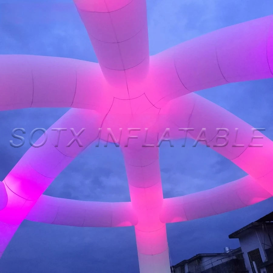 Wedding Decorations 10 m Diameter Dome Inflatable Led Tent For Party,Event and
