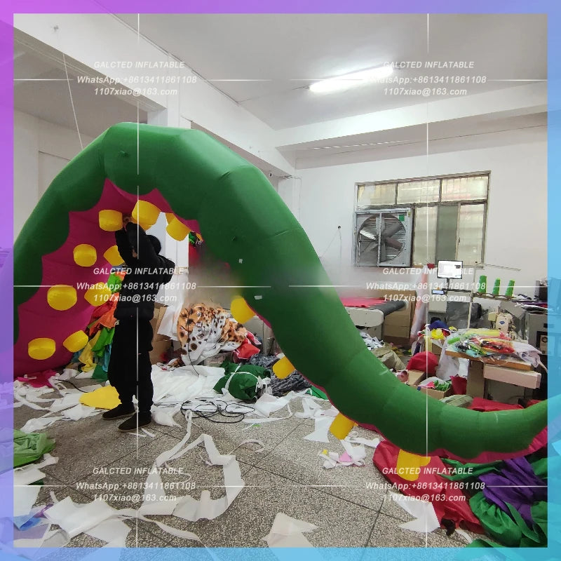 octopus arms Halloween window Giant inflatable octopus tentacles model  decorations outdoor window architectural decorations
