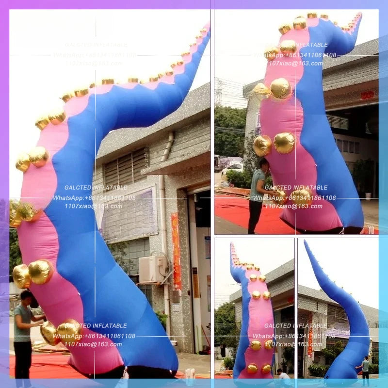 Inflatable Octopus Tentacles Blow Up 5mH 16.4Ft Tentacles Model For Event Party Show Decoration-Toys
